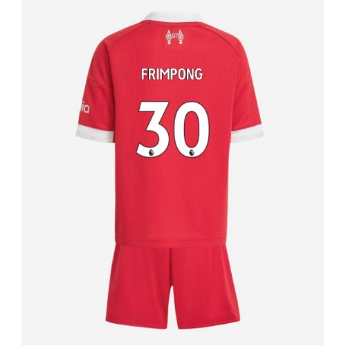 Liverpool Jeremie Frimpong #30 Hemmaställ Barn 2025-26 Kortärmad (+ Korta byxor) Liverpool Jeremie Frimpong #30 Hemmaställ Barn 2025-26 Kortärmad (+ Korta byxor)